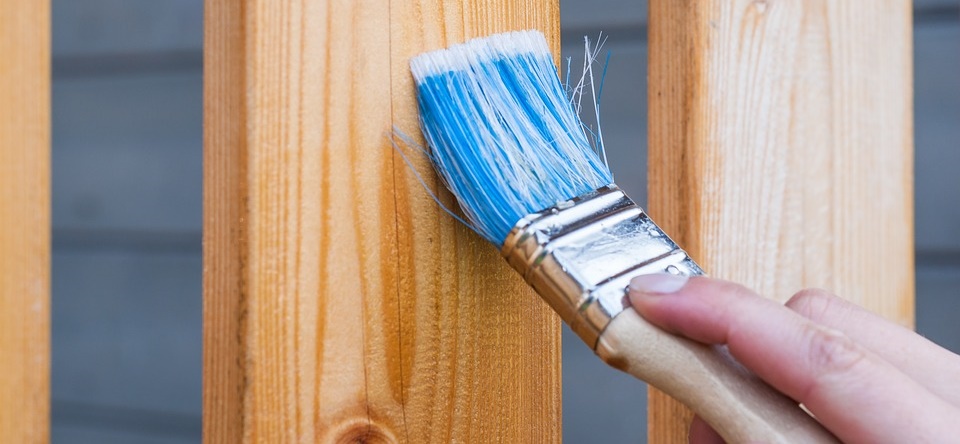 Painting the deck