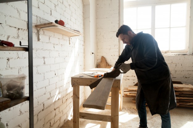 Carpenter working